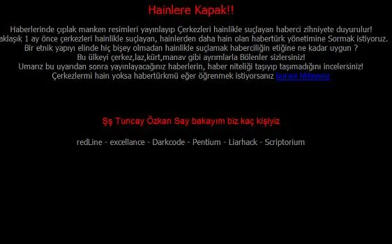 Haberturk hacklendi! FOTO