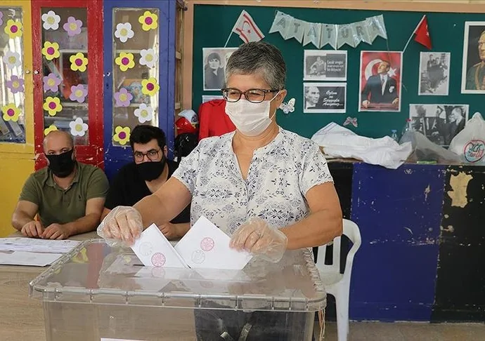 KKTC sandık başında KKTC sandık başında