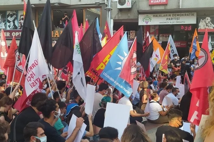 Suruç eylemlerine polis müdahalesi Suruç eylemlerine polis müdahalesi