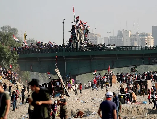 Irak’ta protestocular yine sokakta Irak'ta protestocular yine sokakta