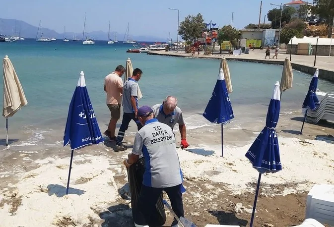 Datça’da korkutan görüntü Datça'da korkutan görüntü
