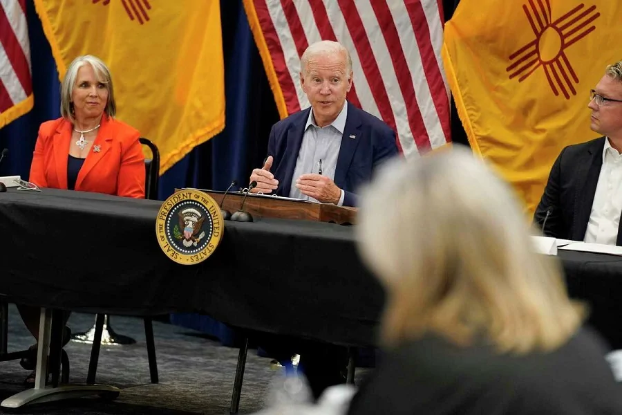 ABD’de orman yangınları: Biden bölgede