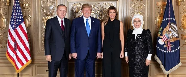 Erdoğan ile Trump yemekte buluştu Erdoğan ile Trump yemekte buluştu