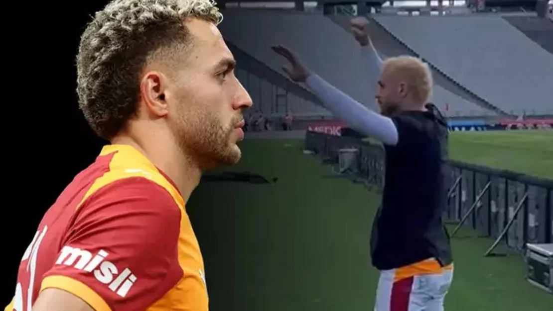 baris-alper-yilmaz-tribunde-bulustu