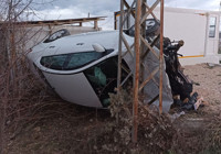 samsun-da-otomobil-takla-atti-2-yarali-basladi