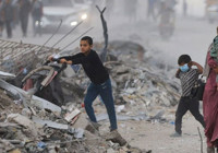 gazze-ye-donuste-yikim-manzaralariyla-karsilasma