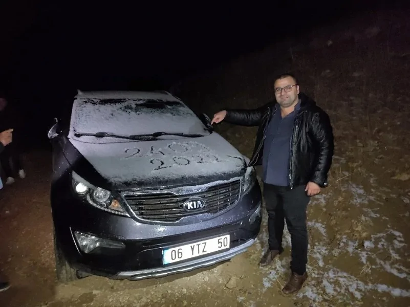 Mevsimin ilk karı yağdı