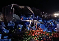 kutahya-eskisehir-karayolu-nda-tir-devrildi